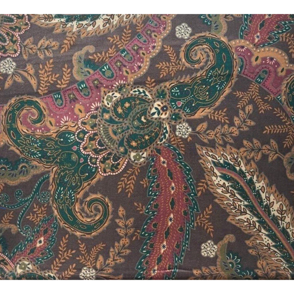 RALPH LAUREN RUE DES ARTISTES PAISLEY QUEEN BED SKIRT SPLIT CORNERS New - Picture 5 of 5